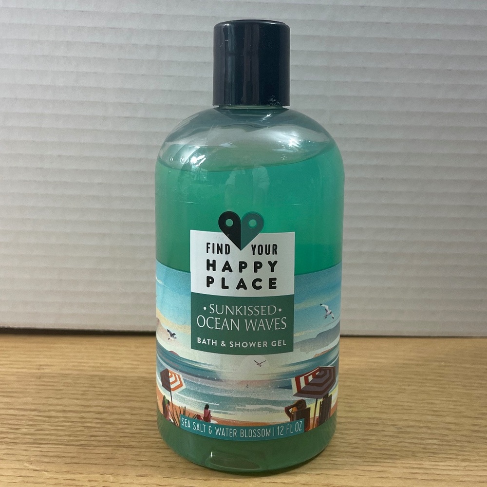 Find Your Happy Place Sunkissed Ocean Waves Shower Gel Sea Salt & Water Blossom